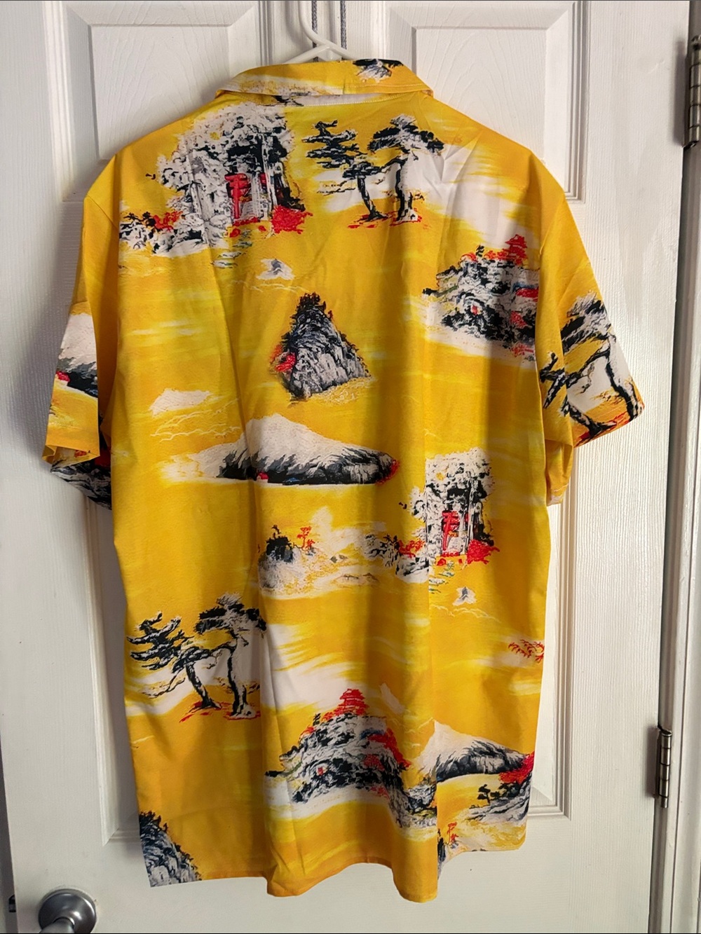 MENS XL Tropical Shirt easy dry polyester New”Once Upon A Time in Hollywood” - Picture 2 of 5